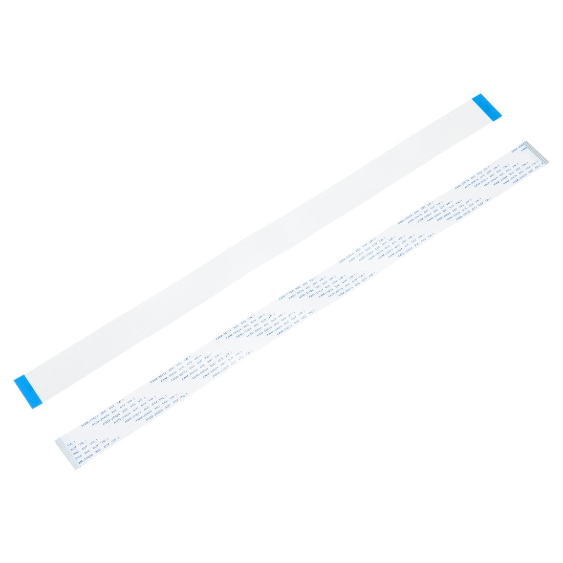 sourcing map Flexible Flat Cable,400mm 1mm Pitch 24 Pins FPC FFC Flexible Ribbon Cable for LCD TV Car Audio DVD Player 10Pcs (A Type)