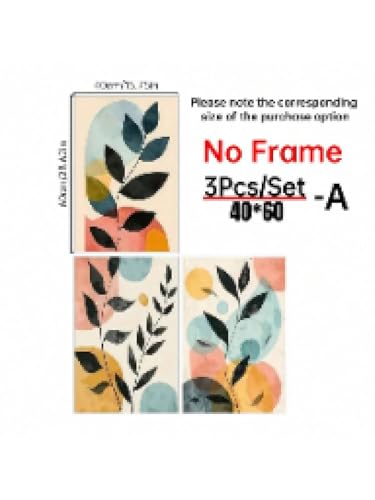 Tableaux décoratifs feuilles noir et blanc grand format triptyque moderne