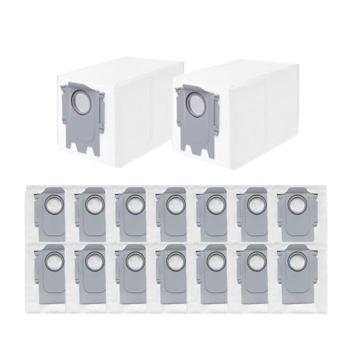 Roborock Q Revo�V���[�Y�iS/Pro/Master/Plus/Curv/Slim�j�AS8 Max/MaxV Ultra�ASaros 10/10R���{�b�g�|���@�Ή��_�X�g�o�b�O(16 Packs)