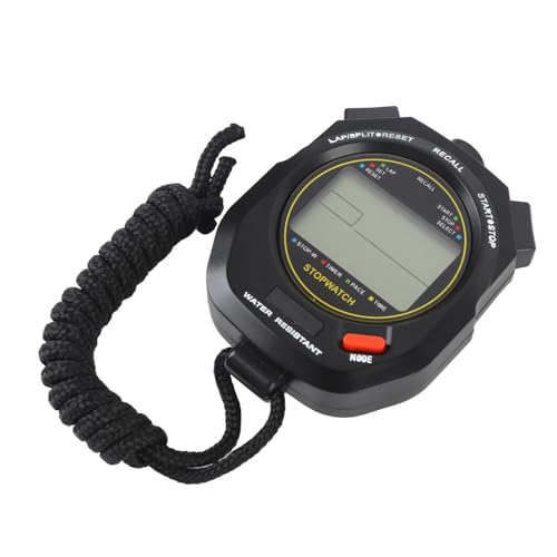 Cronómetro deportivo digital electrónico con alarma y fecha miniatura 3