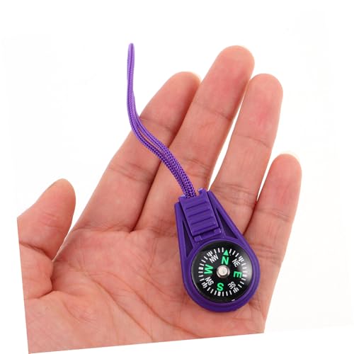 50 brújulas portátiles de plástico con lanyard miniatura 4
