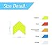 Arrow Reflective Stickers for Car, 24PCS Safety Warning Stripe Adhesive Decals, Night Visibility Diamond Grade Reflective Decoration for Bumper, Universal for Car, Truck, Motorcycle, Bicycle