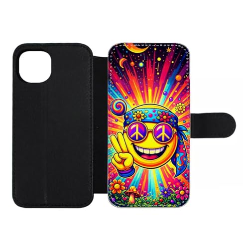 Etui iPhone 15 Smiley Peace pour une protection stylée