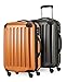 Produktbild HAUPTSTADTKOFFER - Alex - 2 x Handgepäck Hartschale glänzend, 55 cm, 42 Liter, Graphit-Orange