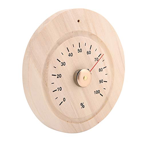 Mumusuki Sauna Temperature Humidity Meter Room Digital Hygrometer Wooden Sauna Dry Steam Room Meter Accessories for Sauna Bathroom Office