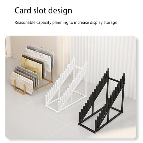 Présentoir de céramique vertical pour aménagement de showroom design