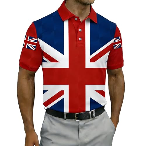Chemise hawaïenne rouge pour homme polo manches courtes élégant