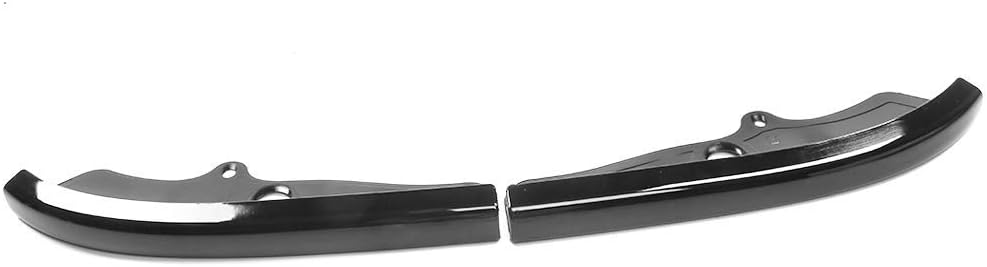 IKON MOTORSPORTS, Front Lip Cover Compatible with 2015-2023 Dodge Challenger Scat Pack, Gloss Black Air Dam Chin Body Kit Front Bumper Lip Spiltter