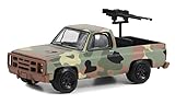 Greenlight 61030-E 1:64 Battalion 64 Series 3-1984 Chevy M1009 CUCV in Camouflage with Mounted Machine Guns