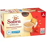 Sabra Roasted Red Pepper Hummus, Great for On the Go Snacks and Lunches, 2 Oz (Pack of 6)