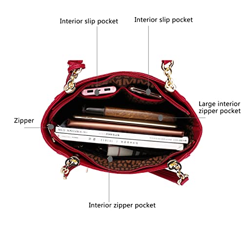 Mia-K-Collection-Shoulder-Handbag-for-Women-Vegan-Leather-Satchel-Tote-Bag-Top-Handle-Purse-Ladies-Pocketbook