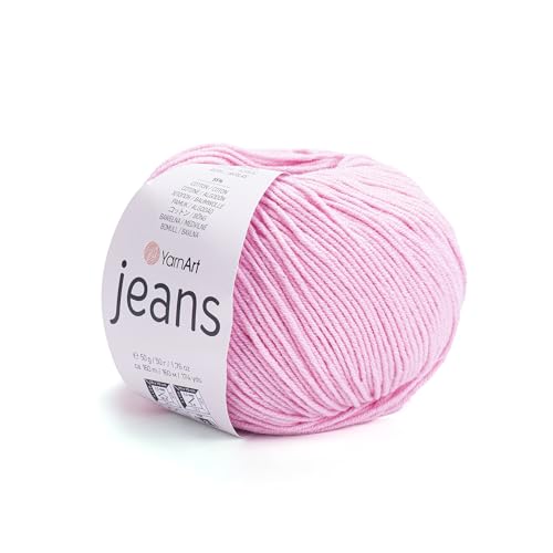 Image of YarnArt Cotton Blend Amigurumi Yarn - Cotton Acrylic Blend Yarn for Knitting & Crochet, Soft & Durable Yarn for Amigurumi, Baby Items and Garments
