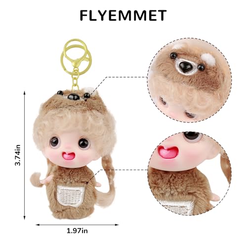 Cute Keychain Rag Doll Plush Kawaii for Backpacks Bags2
