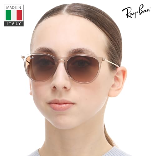 Image of Ray-Ban RB4187F CHRIS LOW BRIDGE FIT Square Shape Sunglasses for Women with Official RayBan Eyewear Kit