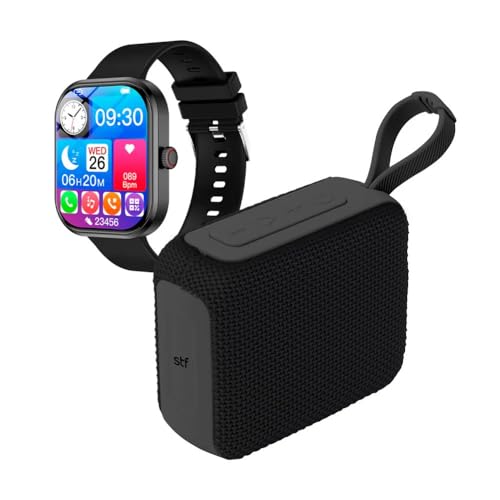 Opiniones y reviews de smartwatch s29 que puedes comprar esta semana. 43 STF Kronos Play Pack Smartwatch 2' con Bocina Portátil Inalámbrica Bluetooth, Casual, Incluye Cable de Carga (Negro)