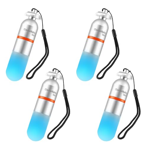 Luces de señal estroboscópica de buceo nocturno SecurityIng con mini luz de tanque azul