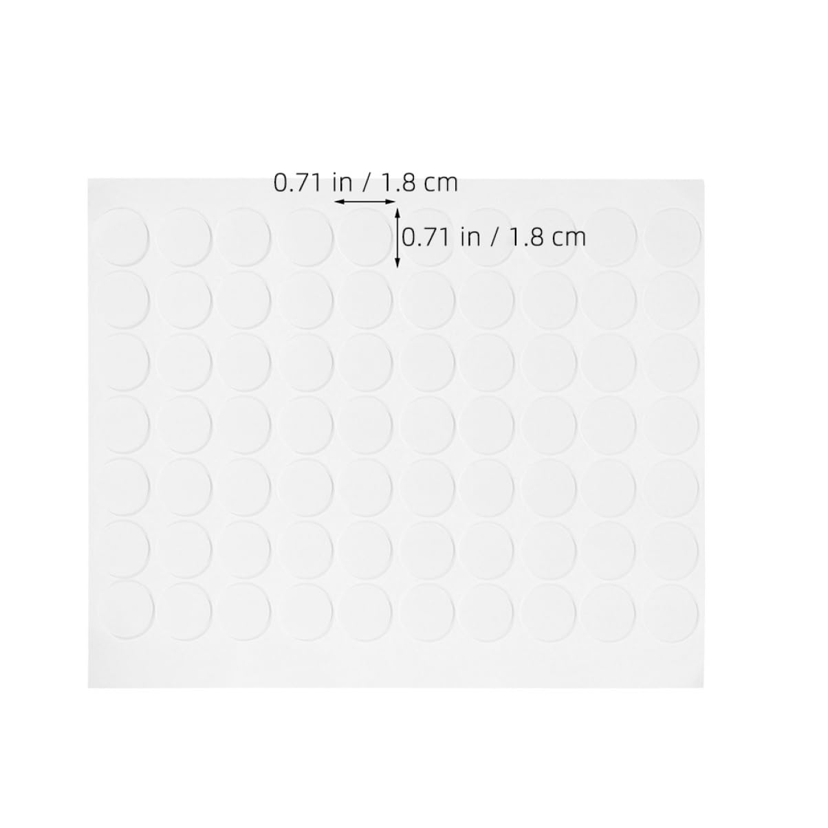 Gadpiparty 20sheet Double-Sided Adhesive Pads Circle Stickers for Balloons Removable No Sticky Residue Invisible Adhesion