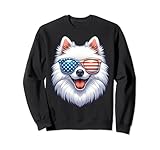 Photo Gallery american eskimo dog usa, divertente amante dei cani patriottici felpa Photo Gallery american eskimo dog usa, divertente amante dei cani patriottici felpa