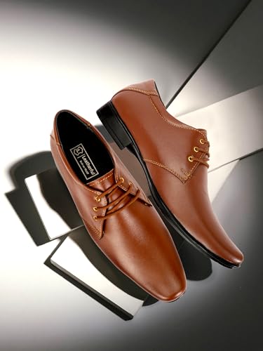 Image of Leatherful Formal Lace-up Derby Shoes| Full Grain Leather | Office, Party | Genuine Leather | Smart Casual