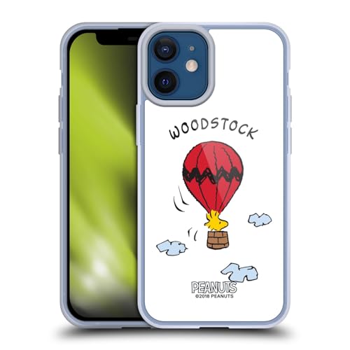 Head Case Designs Officially Licensed Peanuts Woodstock Characters Gel Case [Military Grade Protection] Compatible with Apple iPhone 12 Mini