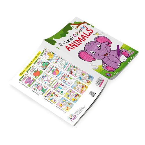 Image of Zero Level Colouring Books (Animals, Fruits-Vegetables, Shapes-Objects, Toys)