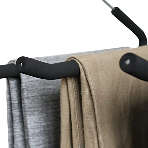 Homa Jia Heavy-Duty Pants Hangers Non-Slip, Foam Open Ended Slacks Pants Hangers For Men And Women, Space Saving Metal Trousers Hangers For Closet thumb #4