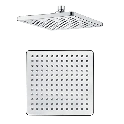 Ensemble de douche carré en ABS à jet aspersé uniforme contre basse pression