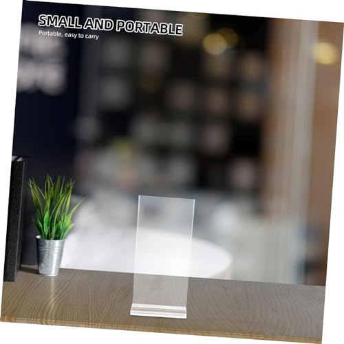 Support de panneau acrylique pour menu de restaurant et bureau
