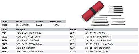 GEARWRENCH 12 Pc. Punch and Chisel Set - 82305