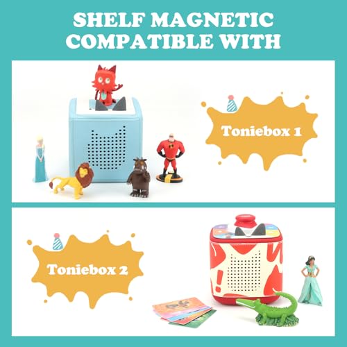 Image of Sports Car for Tonies Box Organizer Shelf Storage, for Tonie Shelf Magnetic, Compatible with Toniebox 1 /2 Player Tonies Figures Characters for Children, Display Collection 10~20 Characters