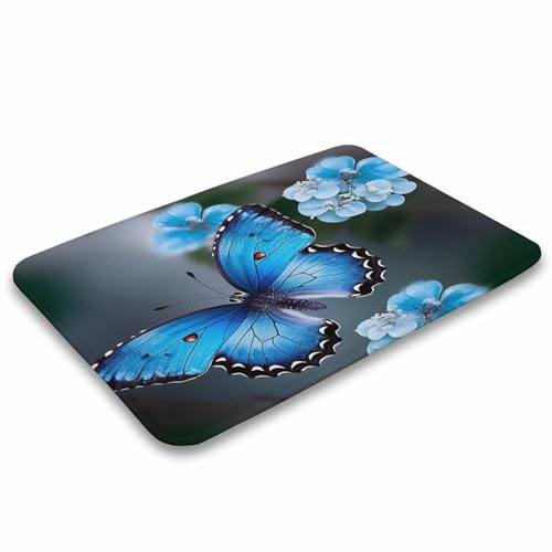 Felpudo de entrada lavable de 40 cm x 60 cm con estampado decorativo 5