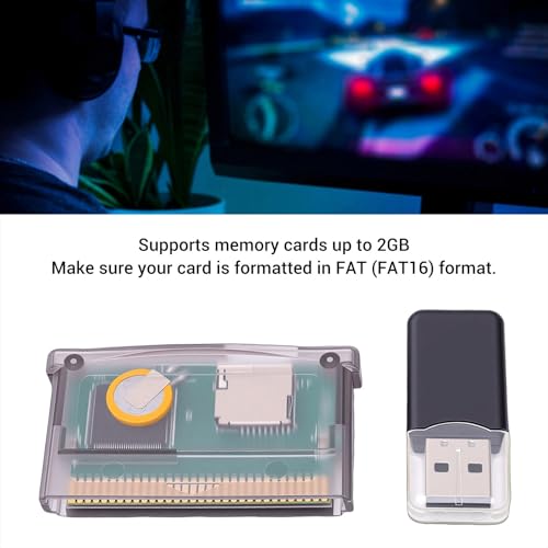 Tarjeta de juego Flash Cart compatible con memoria de 2 GB 3