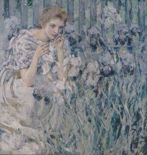 Peinture à l'huile Fleur de Lis de Robert Reid, reproduction haut de gamme 20x24