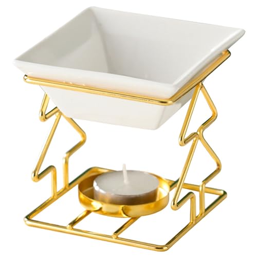 Ceramic Tealight Holder,Oil Burners for Scented Oil,Tealight Waxes Warmer Decoration Bedroom,Living Room Decors Tealight Holder