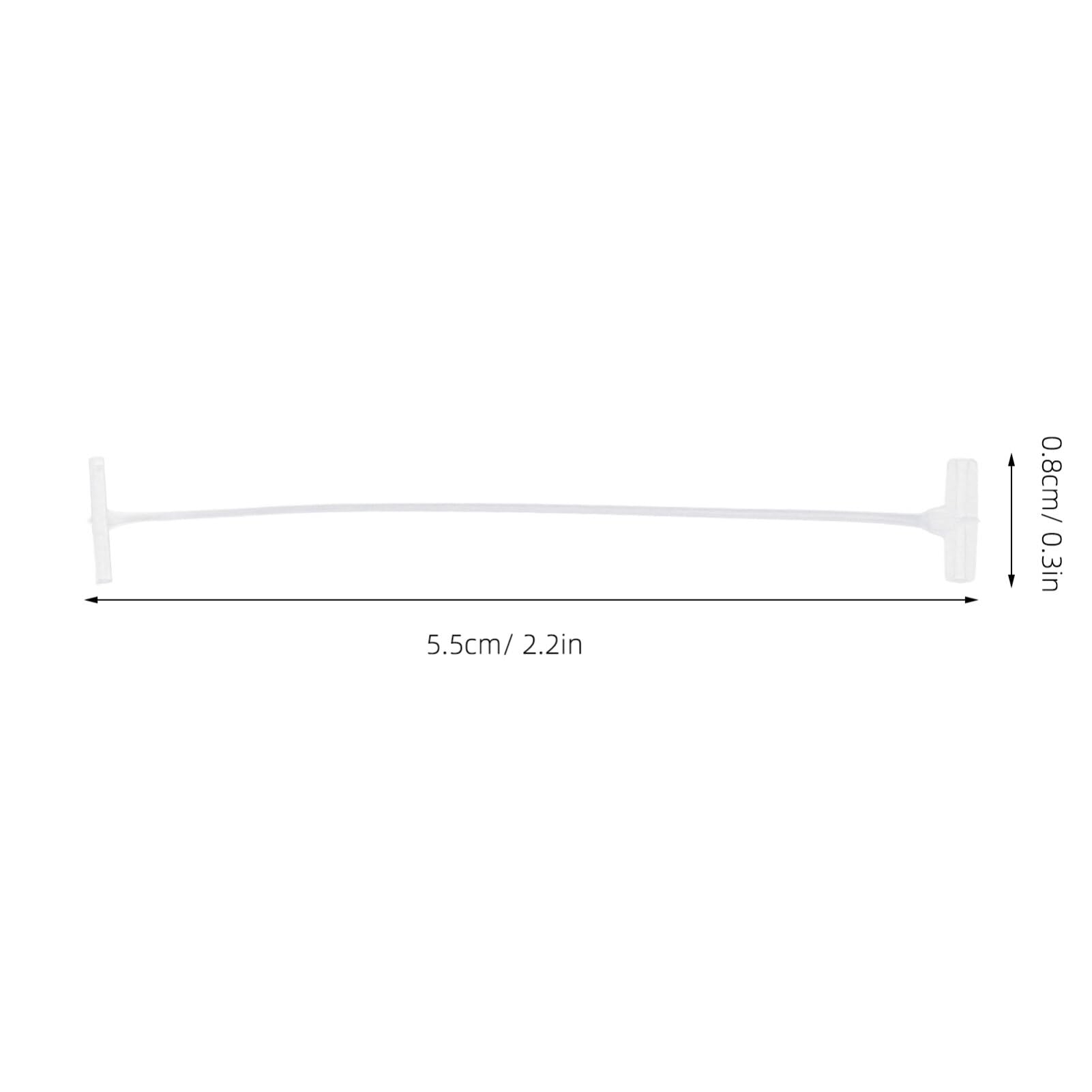 HOODANCOS Apparel Tag Cord 5000pcs Tagging Attachments Small Label Hanging Fixing Barbs for Jewelry