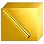 9 Gold Chrome Mirror