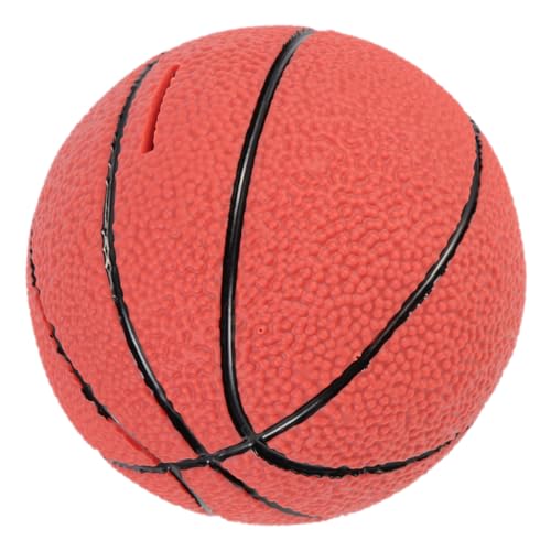 TOYANDONA Tirelire Basketball Grosse Taille en Vinyle Résistant et Imperméable, Banque D'épargne pour Garçons et Adultes, Décoration Sportive pour Bureau...