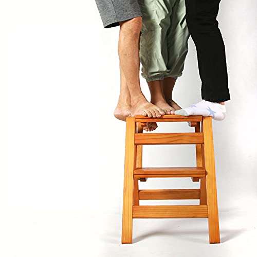 Silla de escalera plegable convertible para ahorrar espacio 7