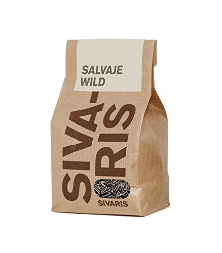 Arroz Salvaje (papel kraft) 500gr. Sivaris. CAJA 5 UNIDADES (5 x 500gr)
