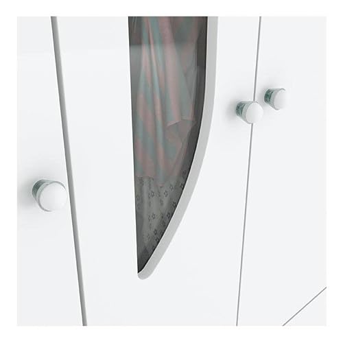 Guarda Roupa 3 Portas Henn Pao de Mel I109-18 Rustico Branco