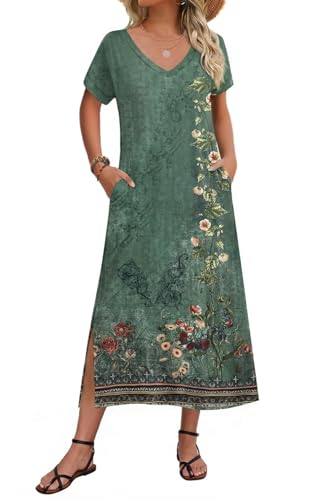 Zeagoo Floral Petite Maxi Dress