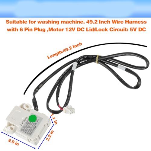 Commutateurs de couvercle EBF61674802 accessoire lave-linge - 4
