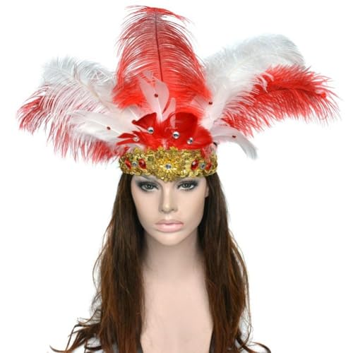 Coiffe de carnaval brésilienne et bandeau pour Halloween festif - 7