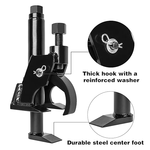Image of Manual Tire Bead Breaker, Adjustable Hammer Bead Buster Tires Changer Fit for 38 and 42 inches Tire Operation, ATV, Golf Cart, Tractors, Trucks, Heavy Duty (Black(Manual))