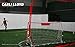 PowerNet Portable Sports Rebounder - Basketball, Volleyball, Soccer, Baseball, Softball and Lacrosse, Backyard & Garage Backstop, Indoor Outdoor Safety Net for Protection (12 x 9 FT, Red)