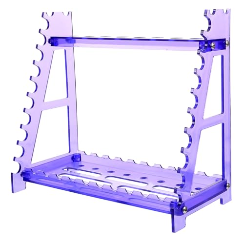 PRETYZOOM Portable Pipette Stand Multi-Pipette Holder Lab Tube Rack Detachable Plastic Tube Organizer