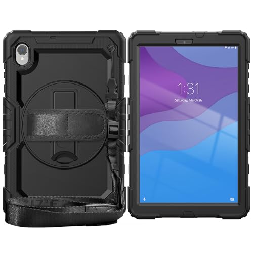 Funda Lenovo Tab M10 HD 2ª Gen 10.1 pulgadas TB-306X con protector pantalla y soporte 360 grados
