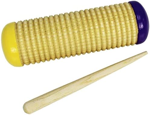 Guiro En Bois Crocodile - Instrument Percussion Animal Avec Maillet, Son Réaliste, Pour Effets Sonores Et Décoration