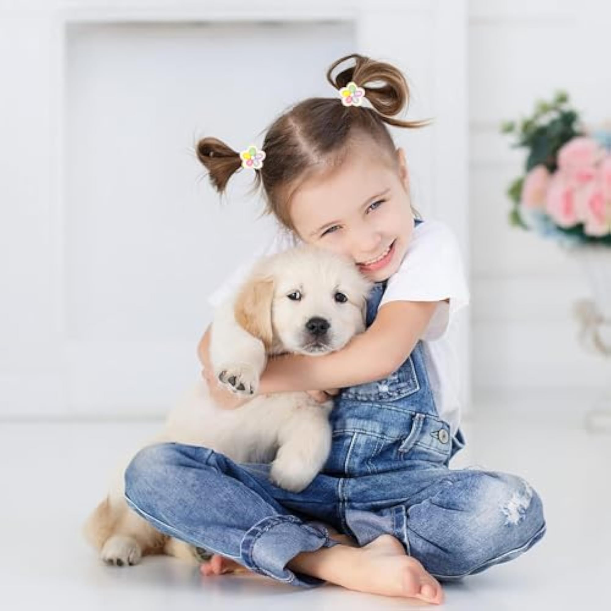 30 Pcs Mix Elastic Hair Rubber Bands Ties Accessories