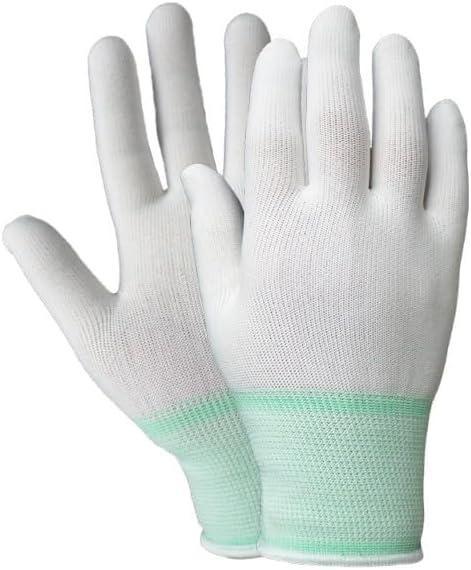 WH-400 フィットインナー10双組 勝星産業 ポリエステル製 13ゲージ ホワイト色 サイズM WH-400 - 【通販モノタロウ】 [スマイルワーク] インナー下ばき白手袋10双入12袋（120双）黒もあります 使い捨て簡易保護手袋 ポリエステル まとめ買い (S